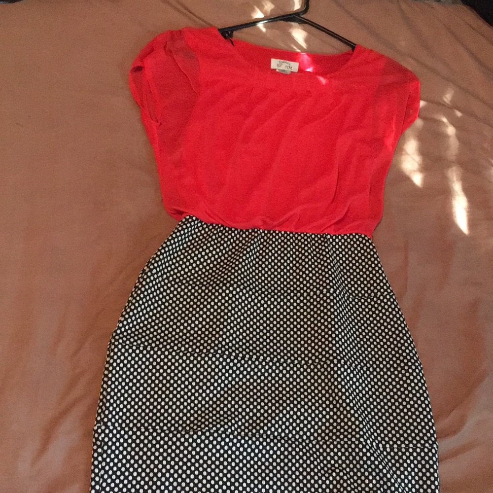 Polka dot dress